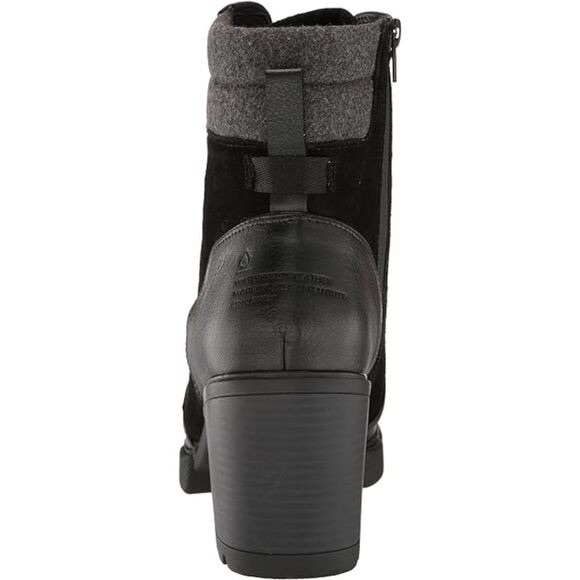 Naturalizer Black and Gray Lace-Up Boots - Picture 3 of 3